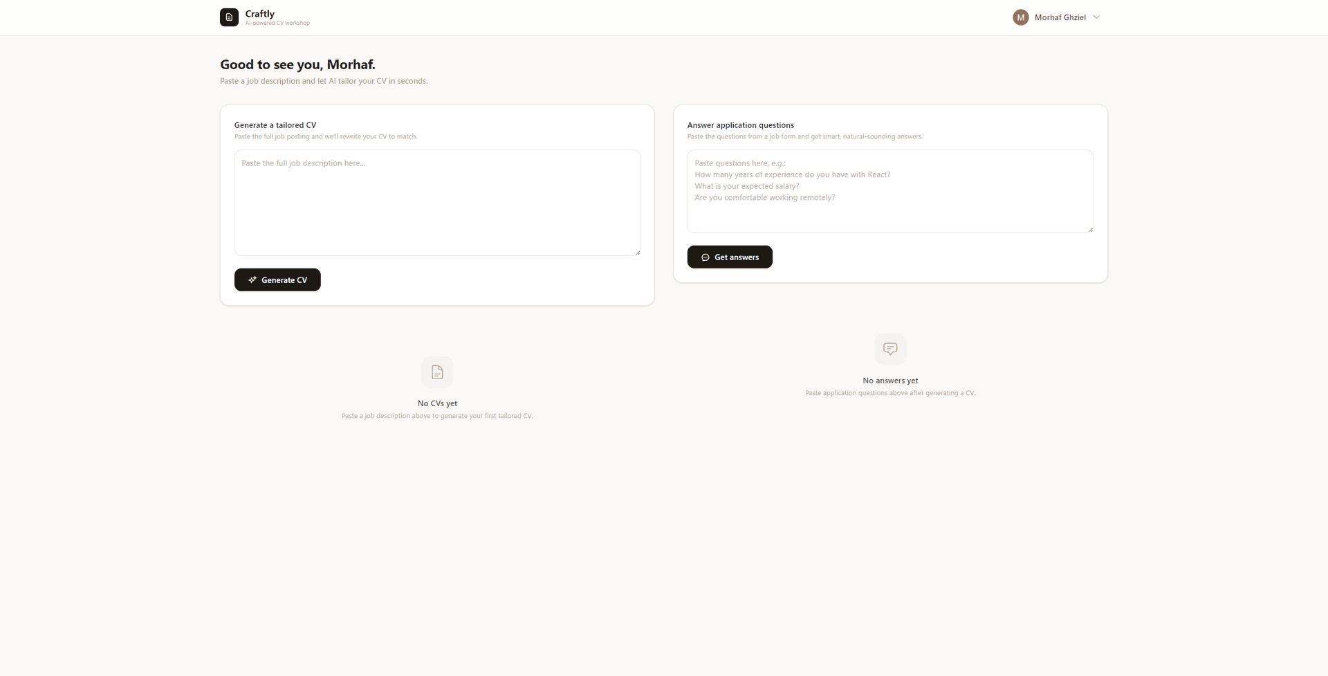 AI CV Generator - Full-Stack AI-Powered CV Builder - Image 1